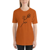 bloom where you're planted (flower) Short-Sleeve Unisex T-Shirt