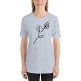 bloom where you're planted (flower) Short-Sleeve Unisex T-Shirt