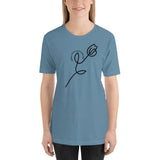 bloom where you're planted (flower) Short-Sleeve Unisex T-Shirt