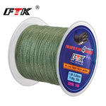 FTK 114M PE Braided Wire Fishing Line 125Yards 4 Strands 0.10mm-0.40mm 8LB-60LB Japan Incredibly Strong Multifilament Fiber Line