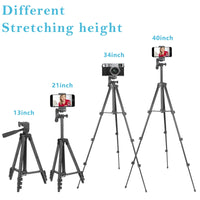Tripod for Phone Lightweight Camera Tripod Stand with Bluetooth Selfie Remote Phone Holder Video Photography for Xiaomi Huawei