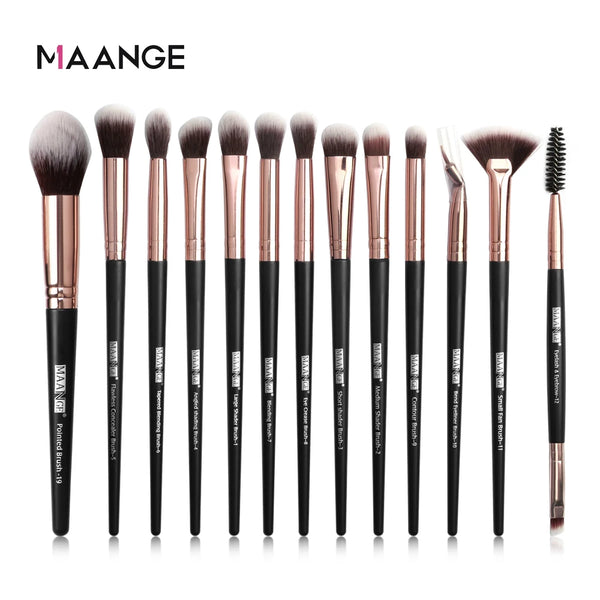 MAANGE NEW 3/5/13 pcs/lot Makeup Brushes Set For Foundation Powder Blush Eyeshadow Concealer Lip Eye Make Up Brush Beauty Tools