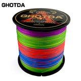 GHOTDA 300M 4 Strands 8 Strand Weaves PE Braided Fishing Line Multifilament For Carp Fishing