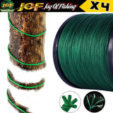 JOF 4 Braided x4 Strands 300M 100M Fly Fishing Line Multifilament Wire Pesca  10-85LB  Carp Sea Saltwater Weave Extreme Japan