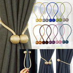 BELAVENIR Magnetic Curtain Tieback High Quality Clip Curtains Buckle Holder Decorative Home Polyester Curtains Accessories