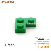 40pcs/lot DIY Blocks Building Bricks Thin 1+2 Educational Assemblage Construction Toys for Children Size Compatible With