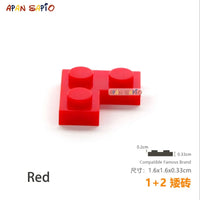 40pcs/lot DIY Blocks Building Bricks Thin 1+2 Educational Assemblage Construction Toys for Children Size Compatible With