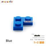 40pcs/lot DIY Blocks Building Bricks Thin 1+2 Educational Assemblage Construction Toys for Children Size Compatible With