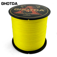 GHOTDA 300M 4 Strands 8 Strand Weaves PE Braided Fishing Line Multifilament For Carp Fishing