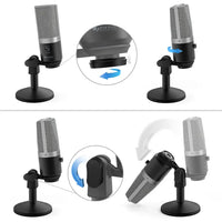 FIFINE USB Microphone for laptop and Computers for Recording Streaming Voice overs Podcasting for Audio&Video K670
