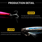 MAGIC WORKS Metal Jig Fishing Goods Fishing Lure 20g 30g 40g 60g Fishing items Professional For Artificial Bait Fishing Tackle