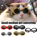 Cat Glasses Cool Pet Small Dog Fashion Round Glasses Pet Product For Little Dog Cat Sunglasses For Photography Pet Accessories