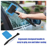 Car Window Cleaner Brush Kit Windshield Cleaning Wash Tool Inside Interior Auto Glass Wiper with Long Handle Car Accessories