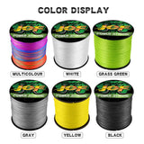 JOF 4 Braided x4 Strands 300M 100M Fly Fishing Line Multifilament Wire Pesca  10-85LB  Carp Sea Saltwater Weave Extreme Japan