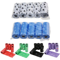 Pet Poop Bags Disposable Dog Waste Bags Dog Poop Bags for Waste Refuse Cleanup 5Roll(75Pcs) Puppy Cat Pooper Scooper Bag