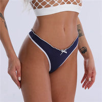 Sexy Women Panties Cotton Underwear Letter Belt Female Thong Soft and String Comfortable G-string Ladies Briefs Underpants Tanga