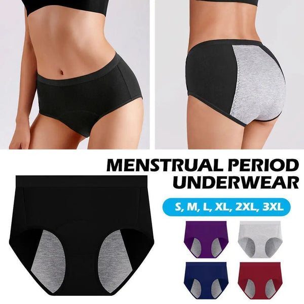 Menstruation Cotton Menstrual Panties High Waist Period Underwear Culotte Menstruelle Leak Proof Bragas Menstruales Panties