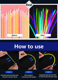 20/50/100pcs Party Fluorescence Light Glow Sticks Bracelets Necklaces Neon For Wedding Party Glow Sticks Colorful Glow Stick