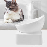 Cat Food Bowl Pet Feeder Automatic Feeder Pet Food Container with Water Dispenser Raised Stand Dish Bowl Cat Supplies