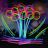 20/50/100pcs Party Fluorescence Light Glow Sticks Bracelets Necklaces Neon For Wedding Party Glow Sticks Colorful Glow Stick