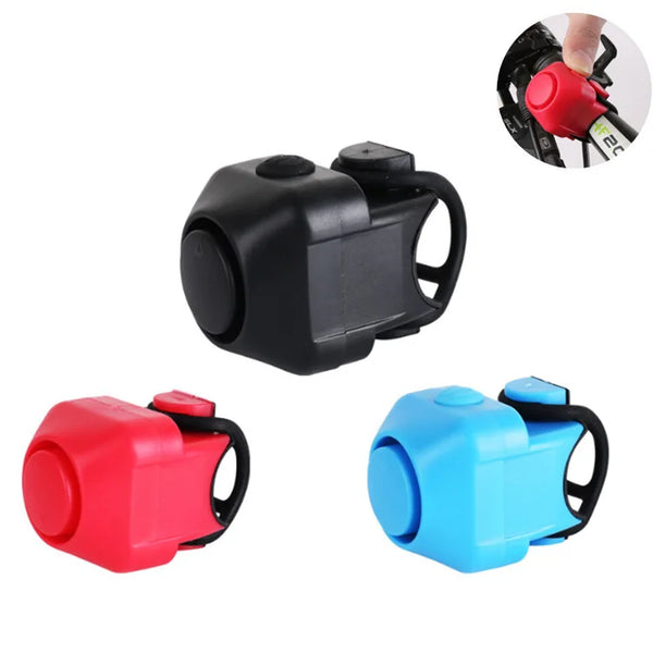 Bike Electronic Loud Horn 130 db Warning Safety Electric Bell Police Siren Bicycle Handlebar Alarm Ring Bell Cycling Accessories